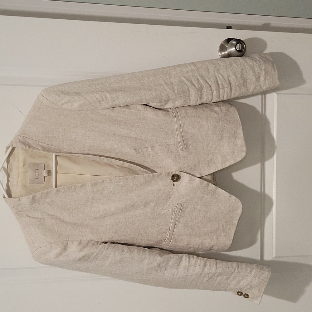 Loft linen blazer